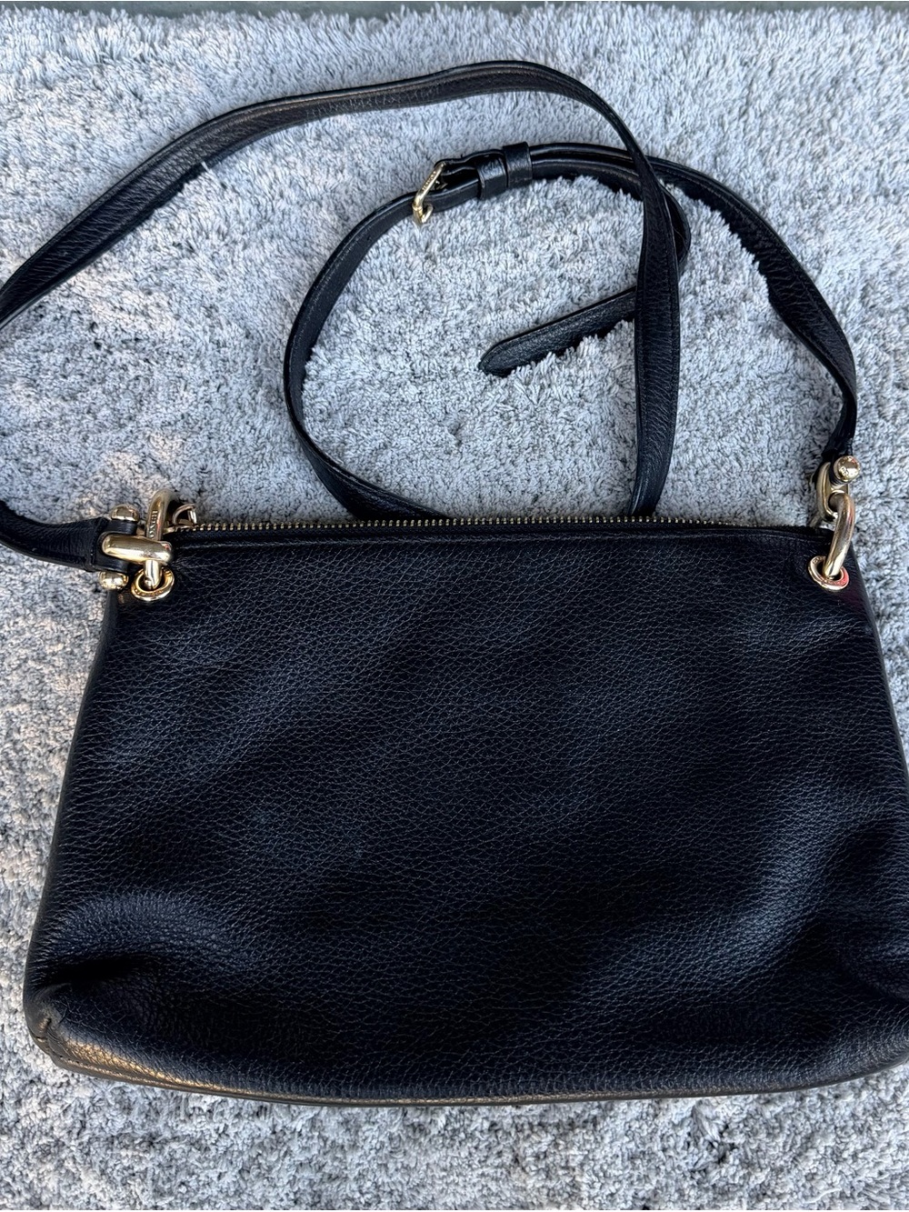 Coach Brown/Black Signature Mia Crossbody with Gold Hardware - Picture 3 of 7